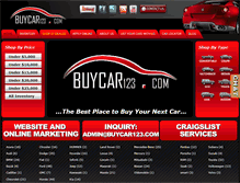 Tablet Screenshot of buycar123.com